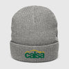 Calsa Ribbed Knit Beanie - Atlantis