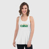 Calsa Women's Flowy Racerback Tank - Bella + Canvas